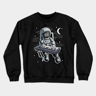 Astronaut Organ Cardano ADA Coin To The Moon Crypto Token Cryptocurrency Blockchain Wallet Birthday Gift For Men Women Kids Crewneck Sweatshirt